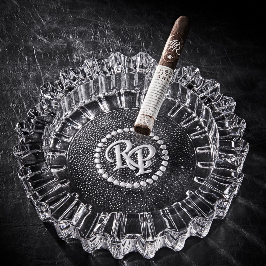 The White Label Ashtray Rocky Patel Premium Cigars