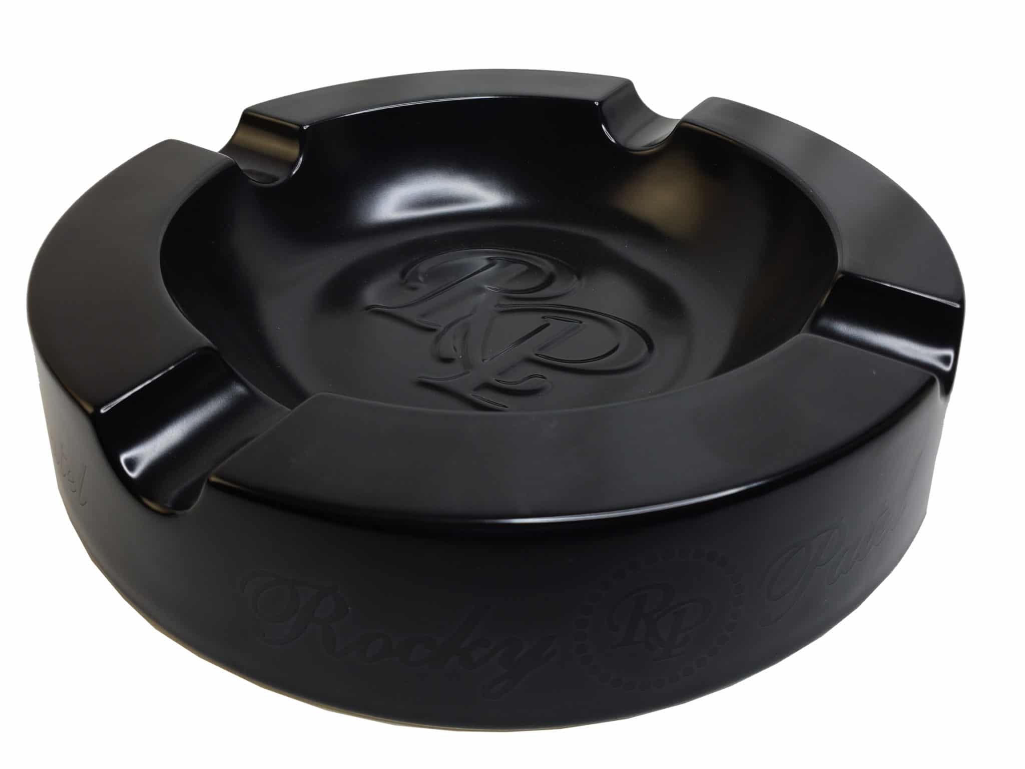 Giant Ashtray Matte Black Rocky Patel Premium Cigars